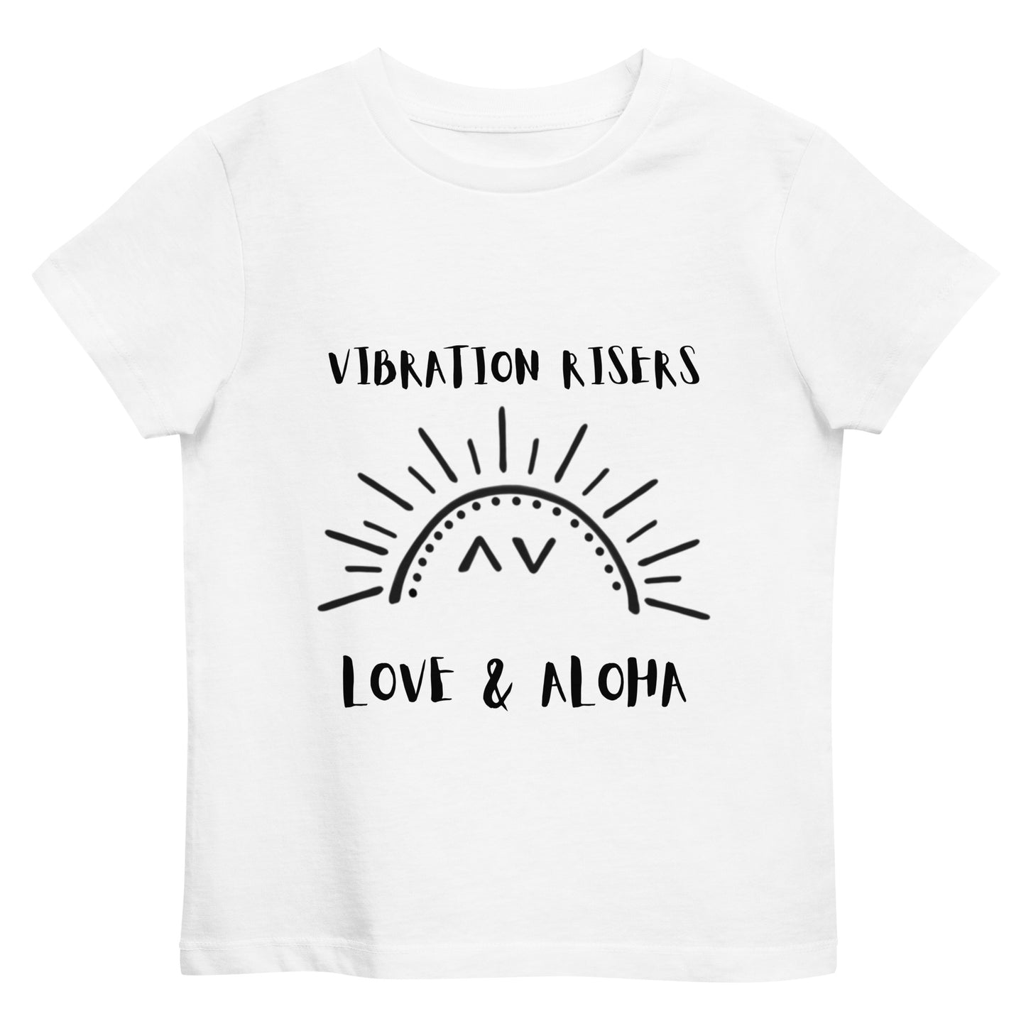 Vibration Risers Logo Organic Cotton Kids T-shirt