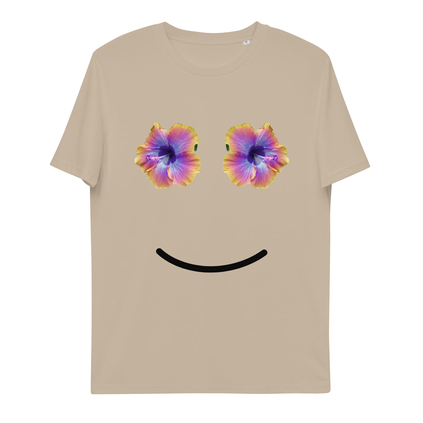 Organic Purple Smiley Vibrations Tshirt