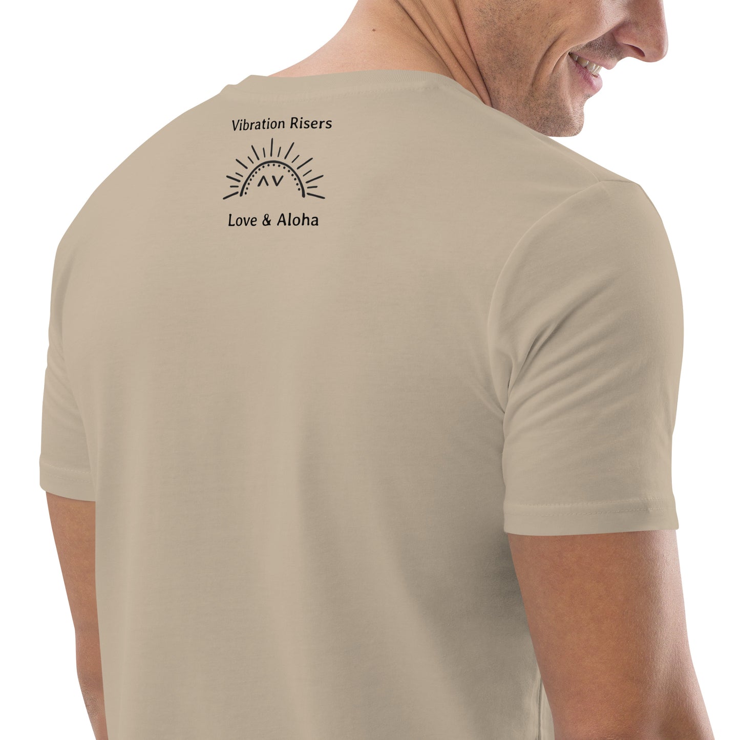 Organic Purple Smiley Vibrations Tshirt