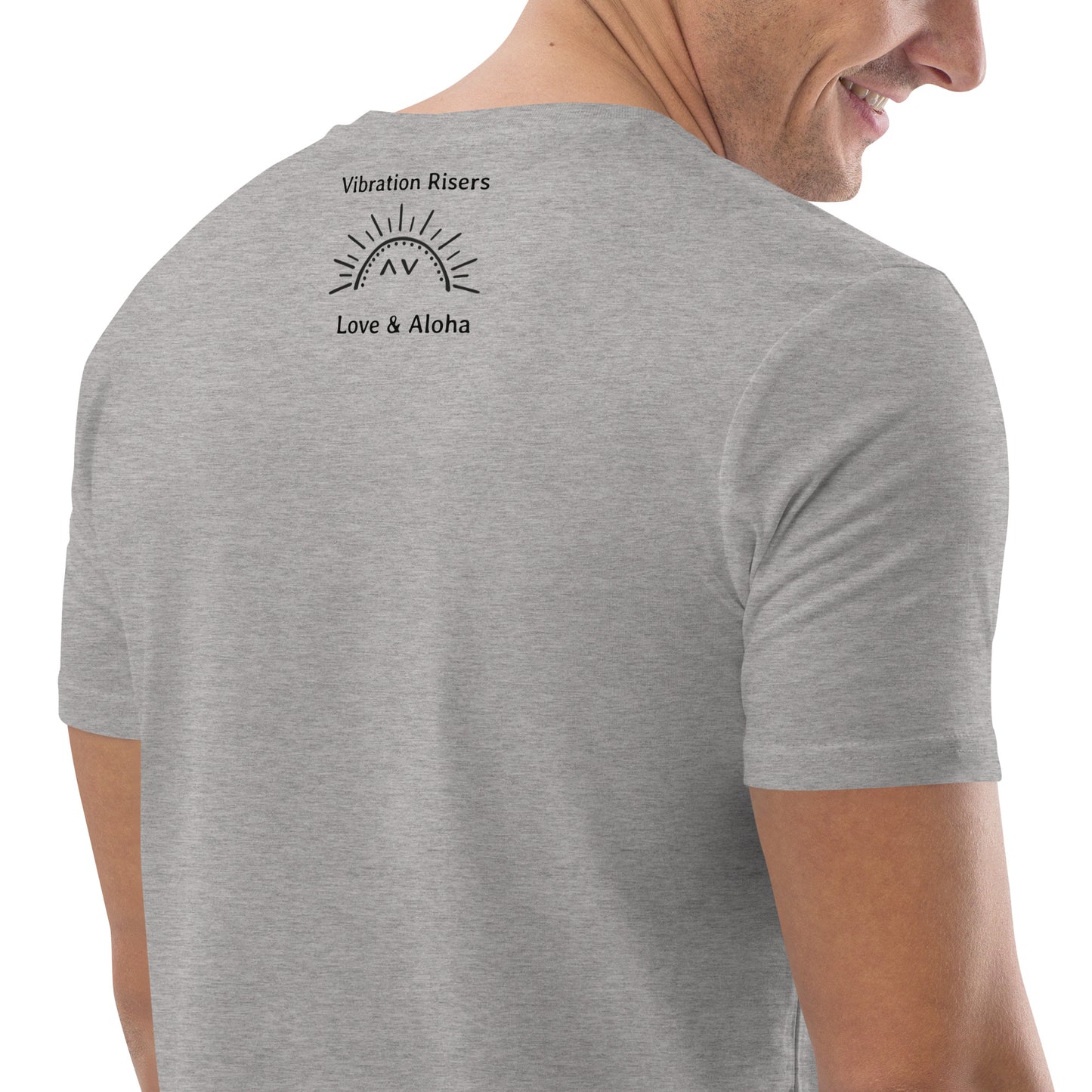 Organic Purple Smiley Vibrations Tshirt