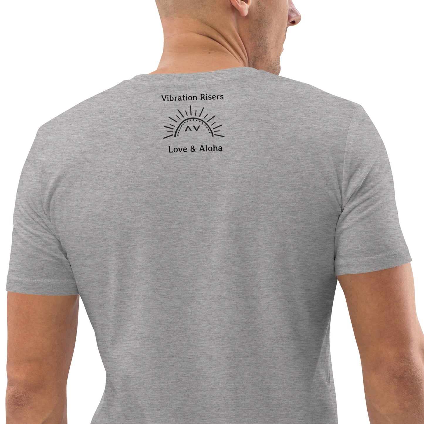 Organic Purple Smiley Vibrations Tshirt
