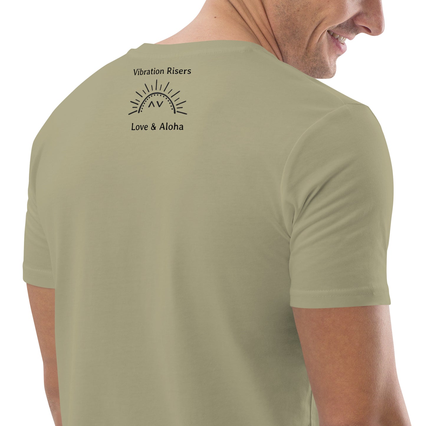 Organic Purple Smiley Vibrations Tshirt