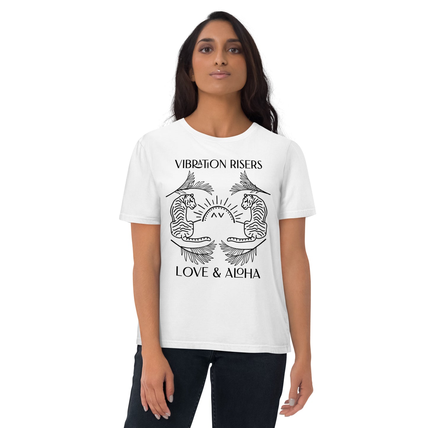 Women's Tiger Vibrations Organic T-shirt