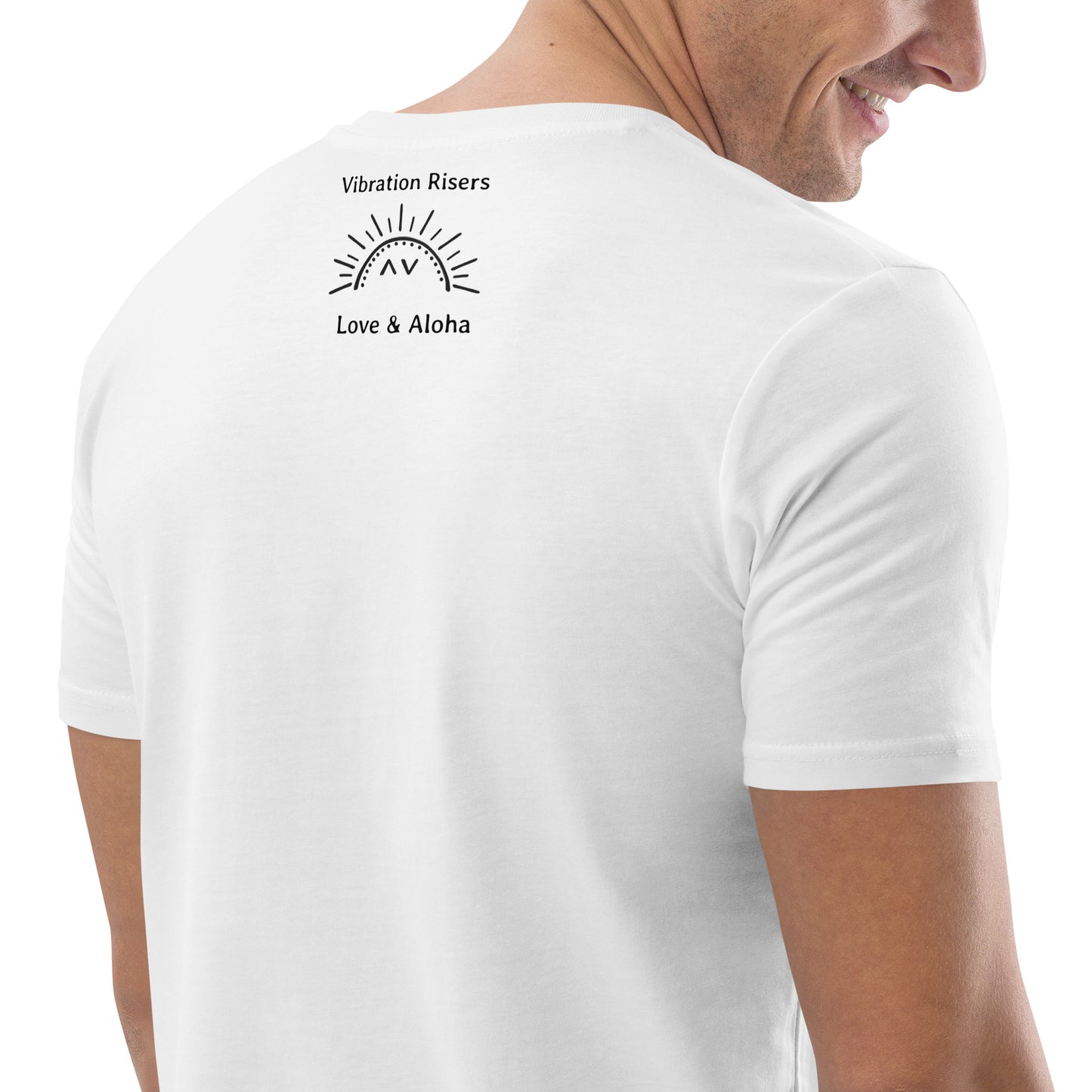 Organic Purple Smiley Vibrations Tshirt