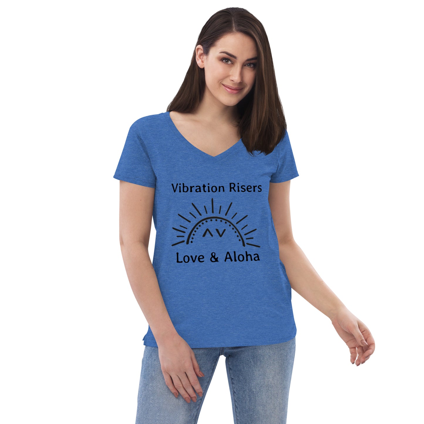 Vibration Risers Women’s Recycled V-neck
