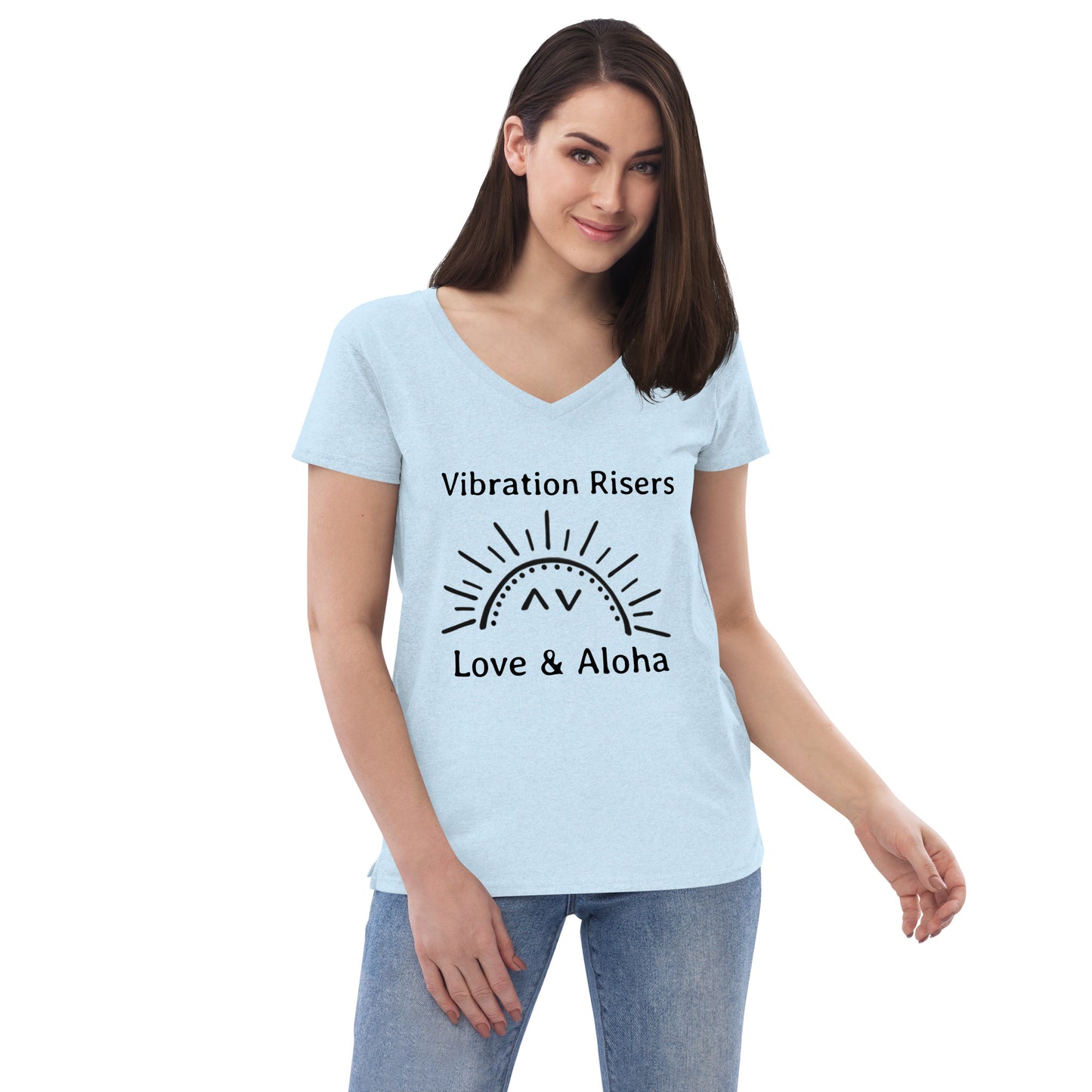 Vibration Risers Women’s Recycled V-neck