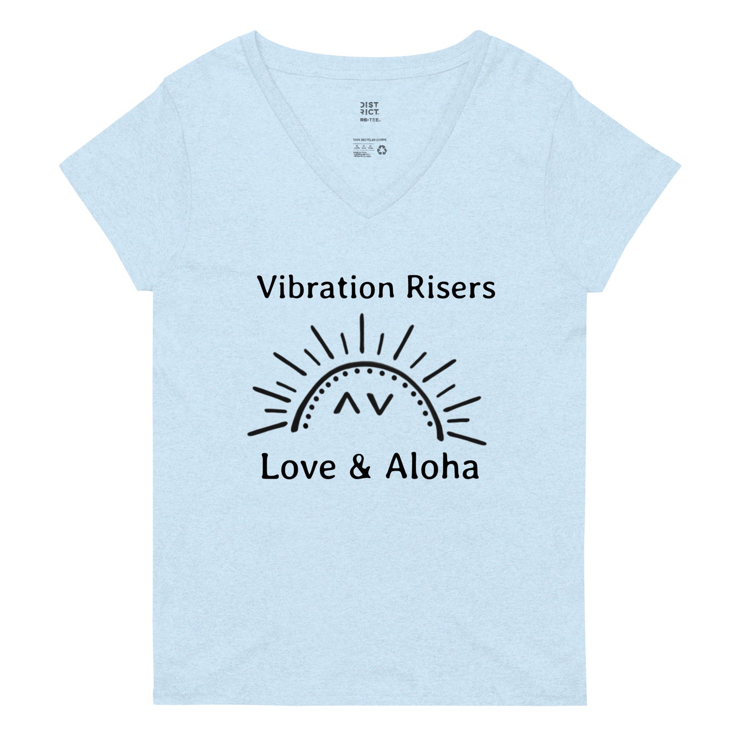 Vibration Risers Women’s Recycled V-neck