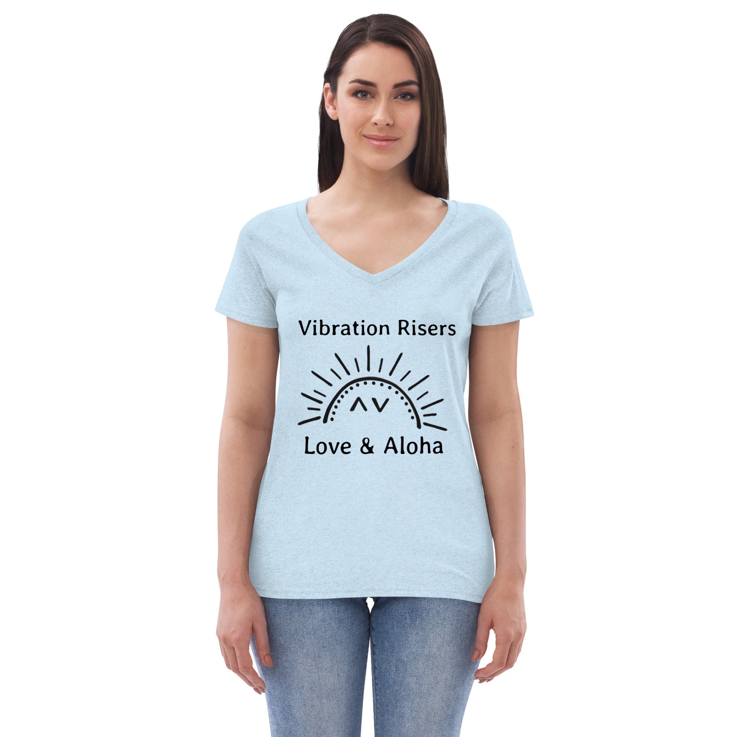 Vibration Risers Women’s Recycled V-neck