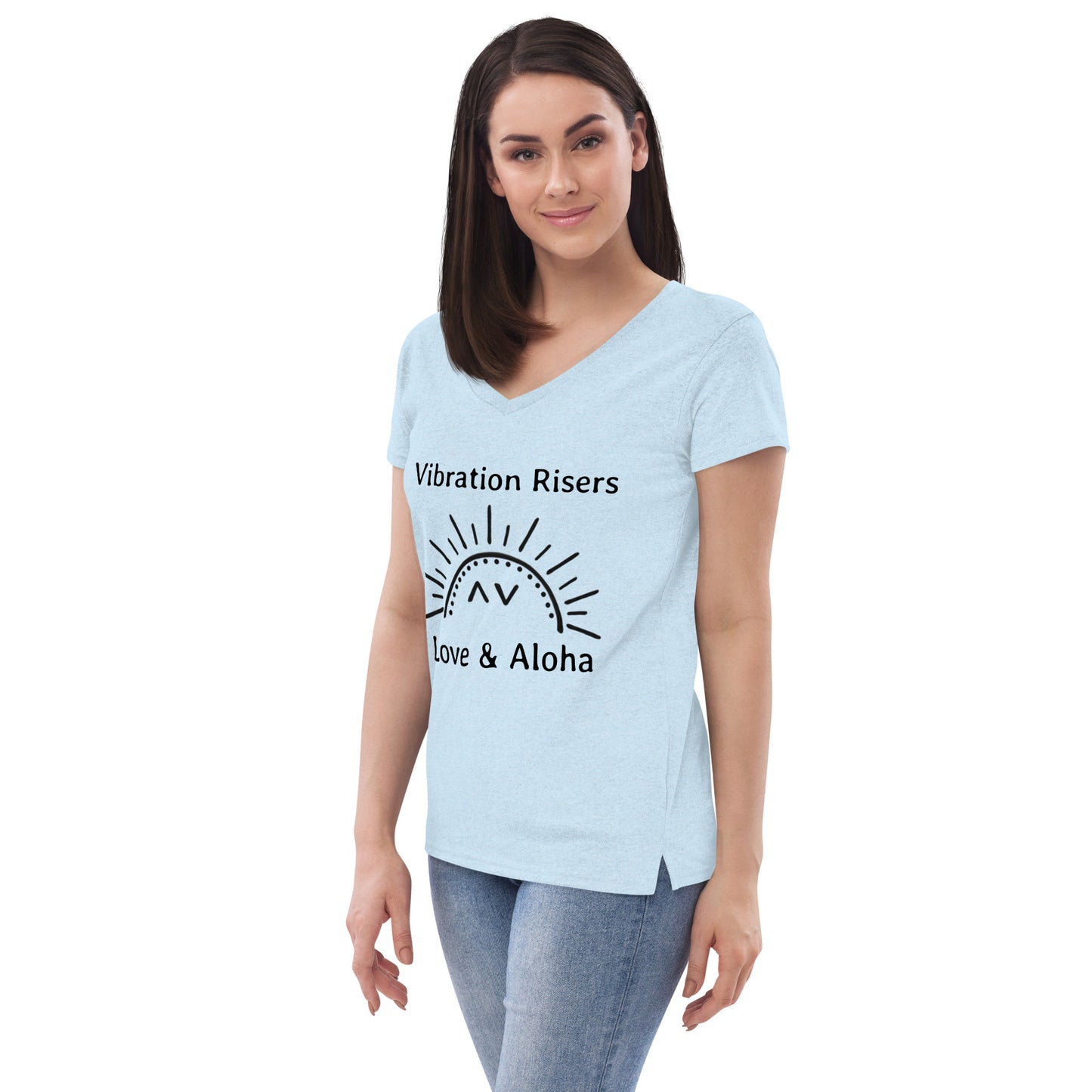 Vibration Risers Women’s Recycled V-neck