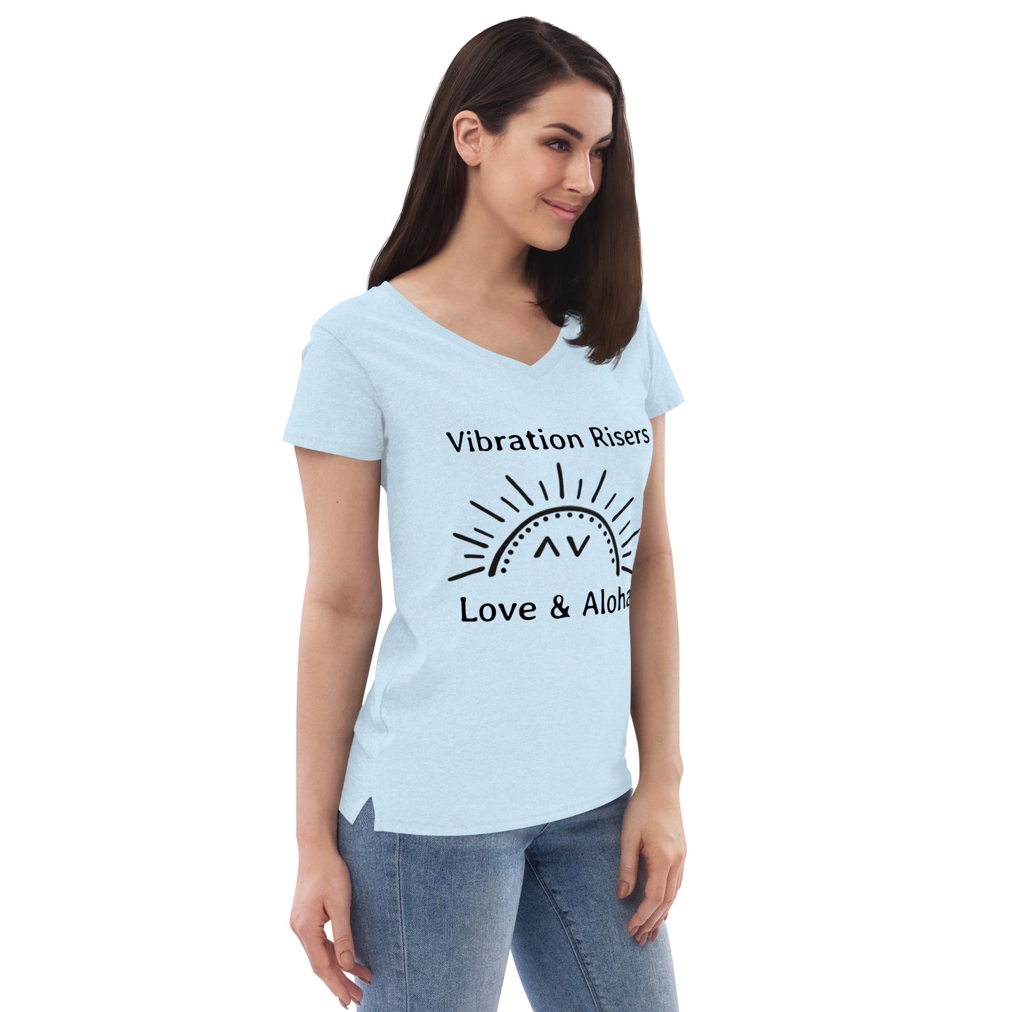 Vibration Risers Women’s Recycled V-neck