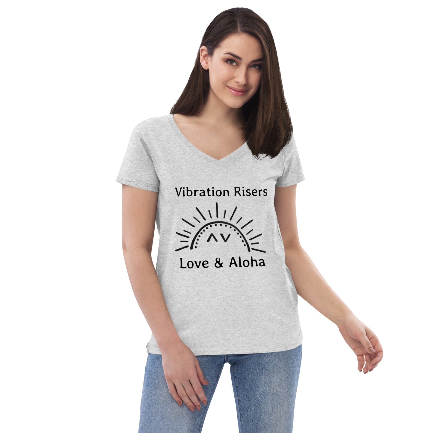 Vibration Risers Women’s Recycled V-neck
