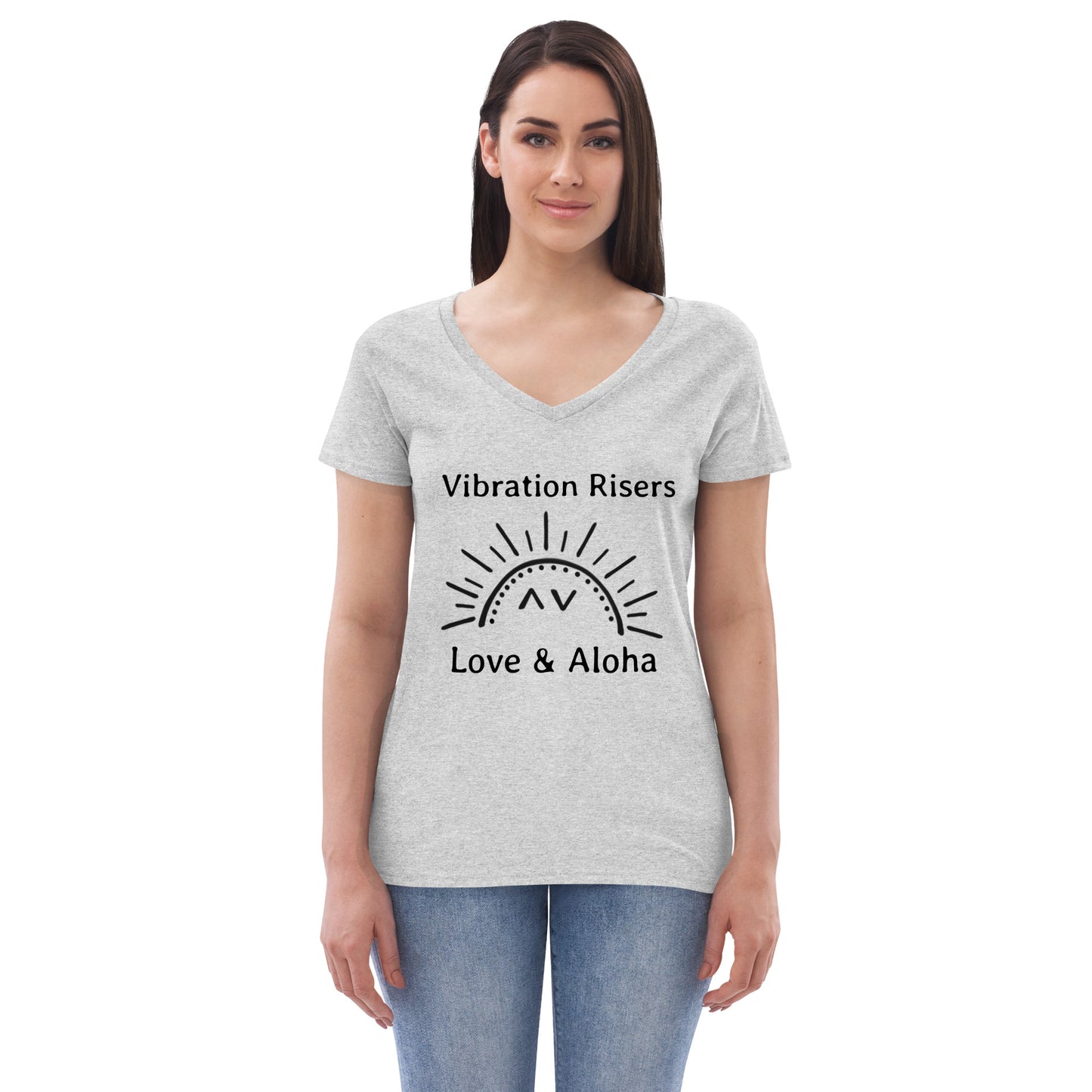 Vibration Risers Women’s Recycled V-neck