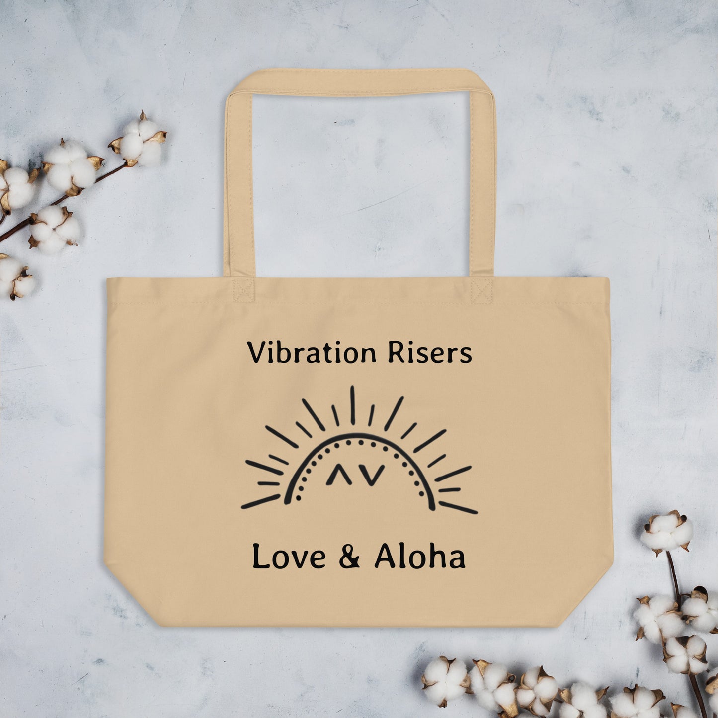 Vibration Risers Organic Tote Bag