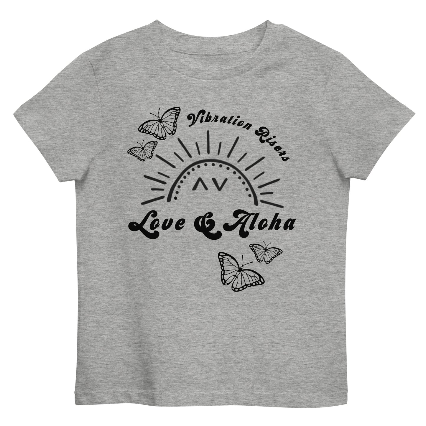 Butterfly Love & Aloha Organic Cotton Kids T-shirt