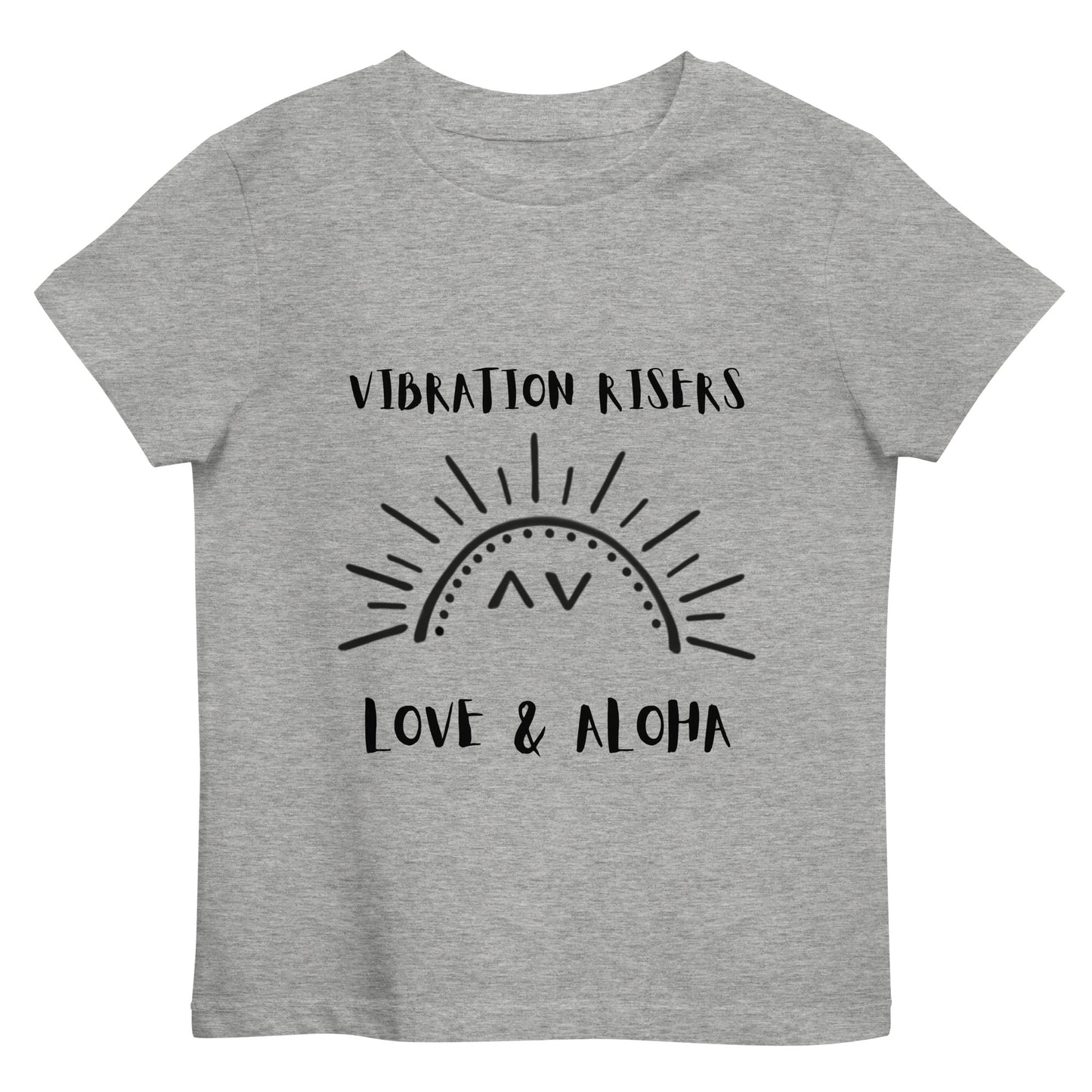 Vibration Risers Logo Organic Cotton Kids T-shirt