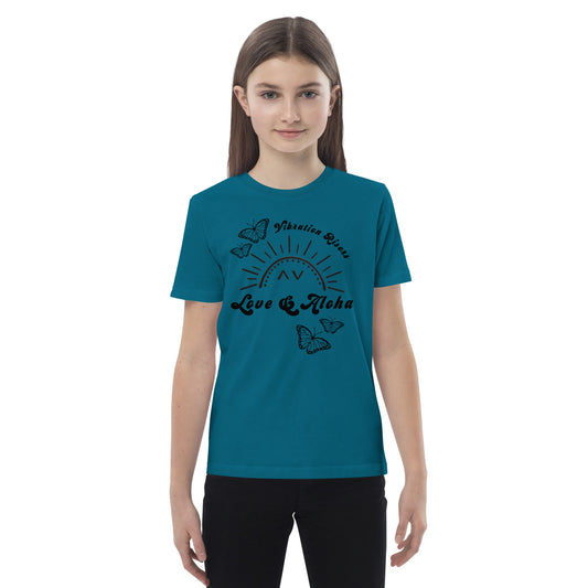Butterfly Love & Aloha Organic Cotton Kids T-shirt