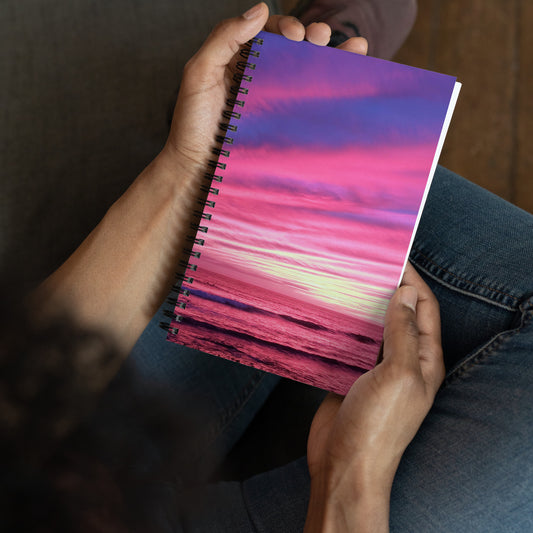 Sunset Vibrations Spiral Notebook