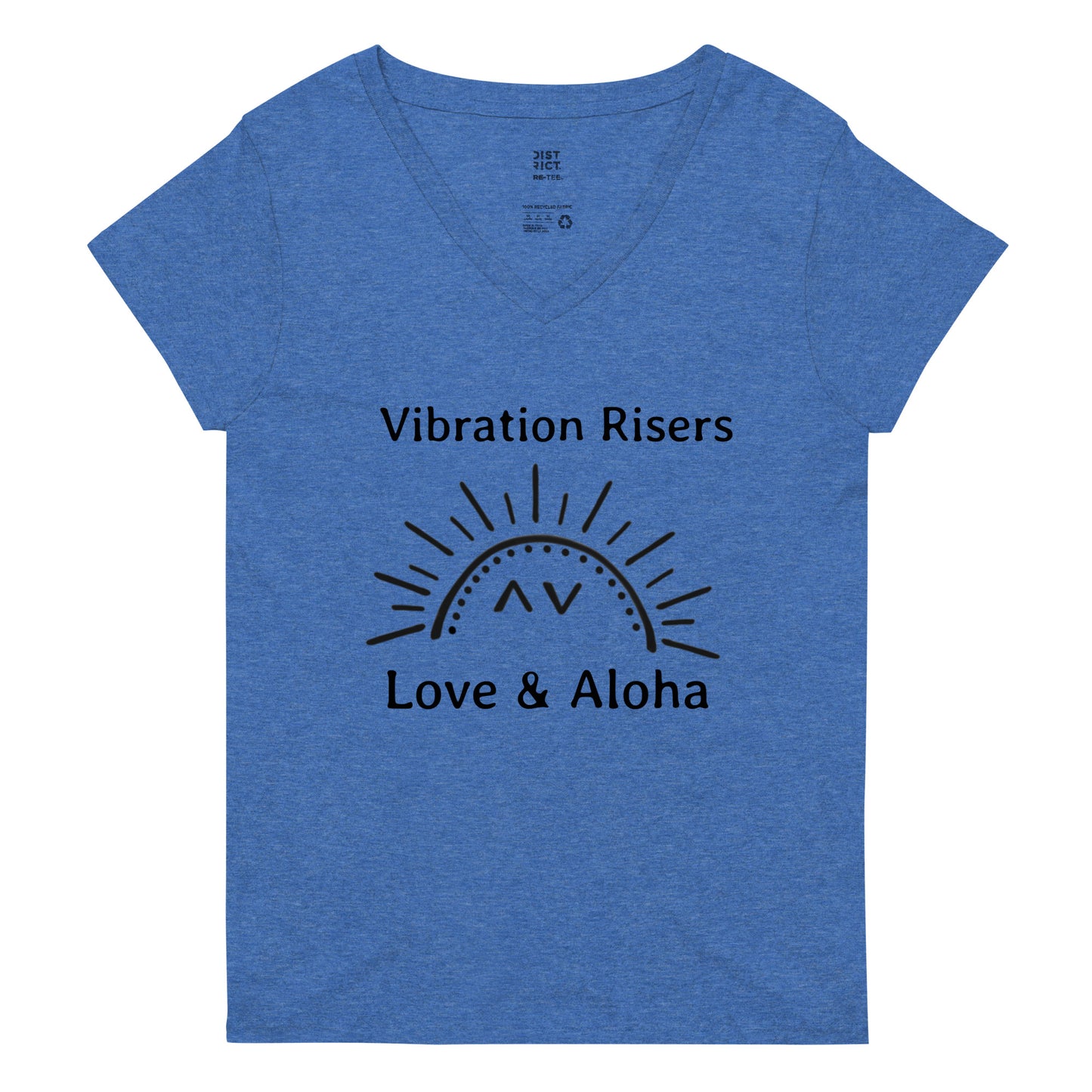 Vibration Risers Women’s Recycled V-neck