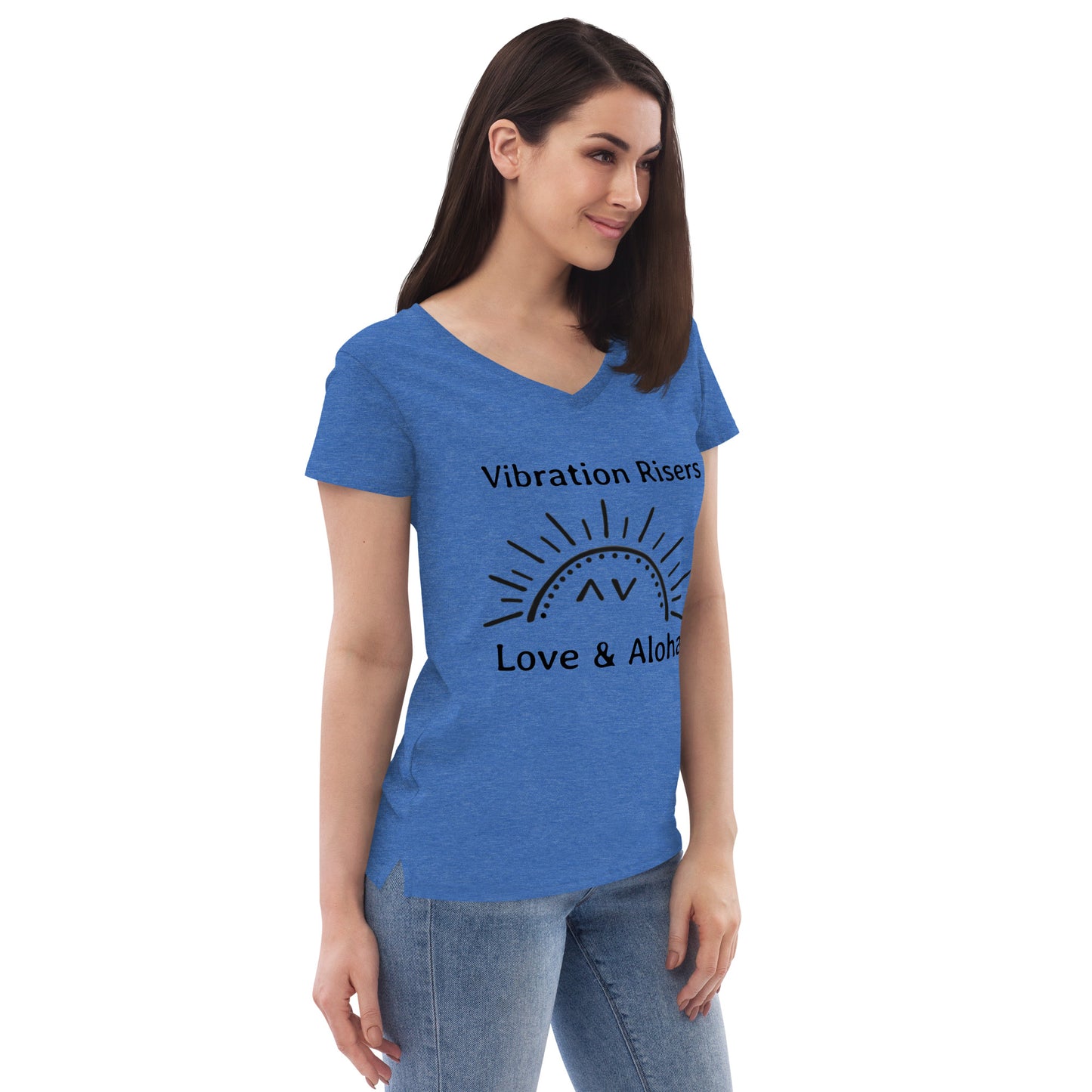 Vibration Risers Women’s Recycled V-neck